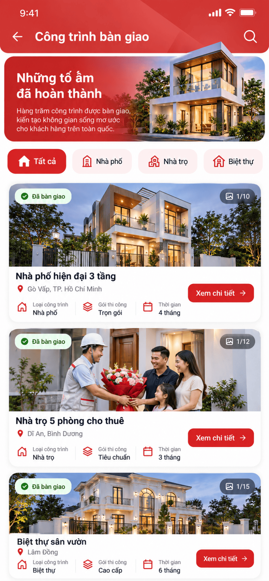 App xây dựng